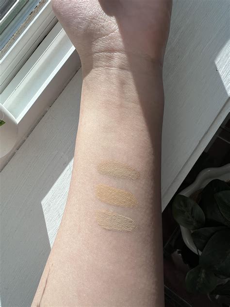 Swatches of Kosas/About Face | 3.2o, L2, F2 : r/OliveMUA