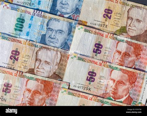 peruvian Nuevo Sol currency Stock Photo - Alamy