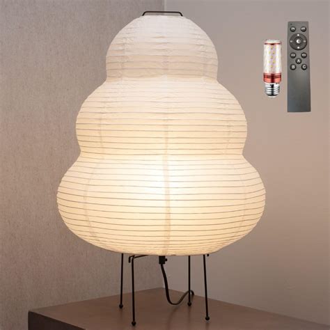 Amazon.com: Huga Collective Serenity Glow Akari Paper Lamp | Rice Paper ...