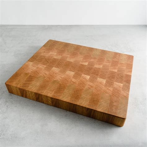 Oak End Grain Butcher Block Chopping Block End Grain Oak | Manufactum