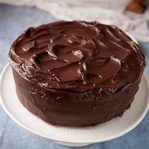 Chocolate Layer Cake with Ganache Frosting - Easy Southern Desserts