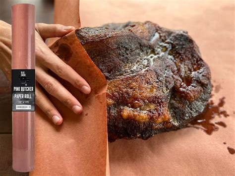 Blue Smoke Extra Wide Pink Butcher Paper Roll (24x175), 1 Roll, Food ...