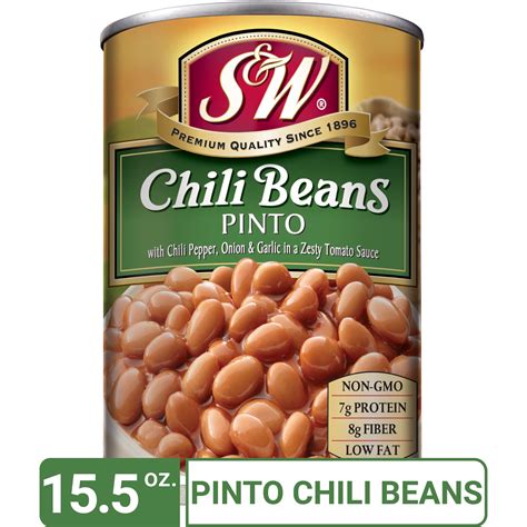S&W - Pinto Chili Beans - 15.5 Oz. Can - Walmart.com