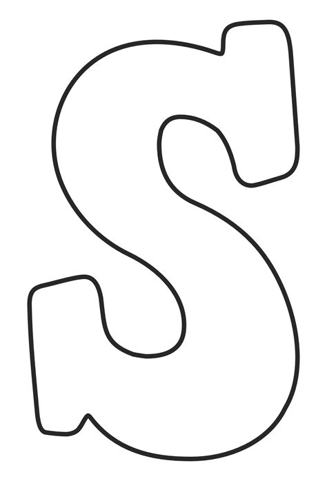 Free Letter S Template Printable: Fun & Easy! - Printables for Everyone