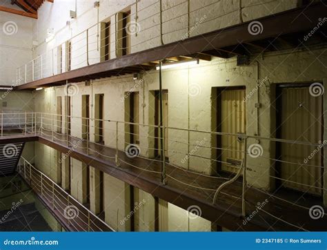 Prison cell block stock image. Image of lawbreaker, incarcerated - 2347185