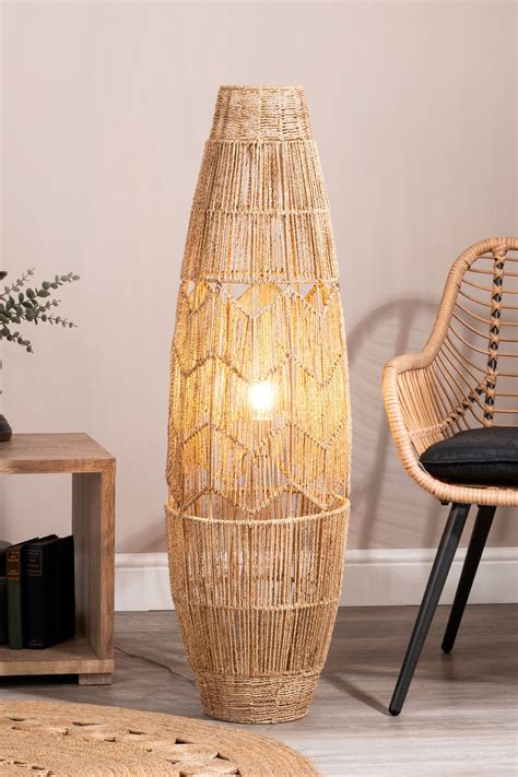 Buy BHS Natural Jute String Floor Lamp from the Next UK online shop ...