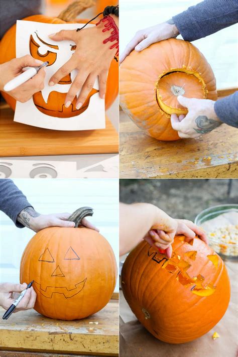 50 Best Easy Pumpkin Carving Ideas & Designs - A Piece Of Rainbow