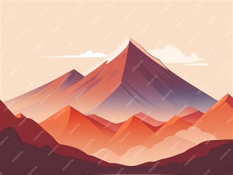 Premium Photo | Summit Symphony A Breathtaking Aerial Drawing of ...