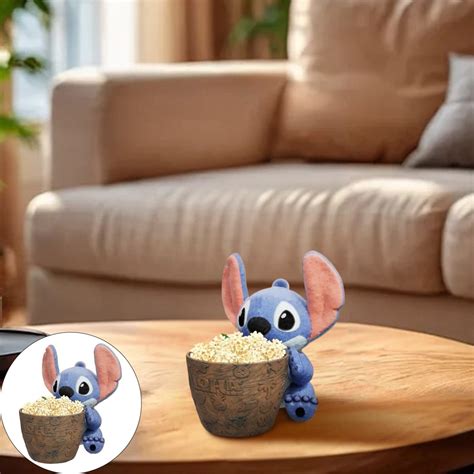 Stitch 2025 Film Stitch Popcorn Bucket, 2025 Animated Movie Bucket ...