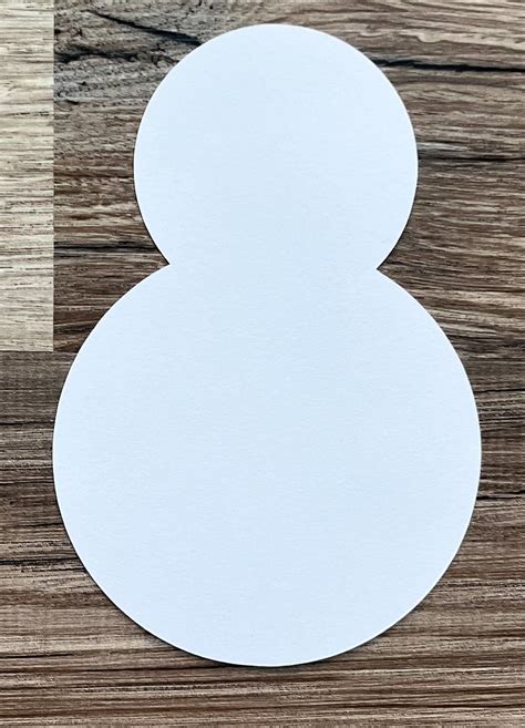 Paper Snowman Shapes, Snowman Paper Shape,snowman Die Cuts, Snowman Cut ...