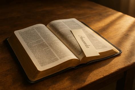 What Does The Name Amanda Mean In The Bible