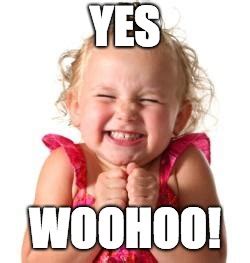 excited girl - Imgflip