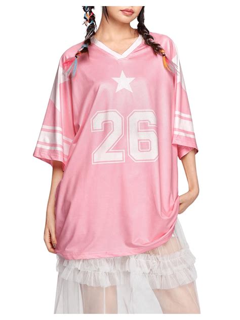 SOLY HUX Women's Jersey Shirts Y2K Graphic Tees Streetwear Cute ...