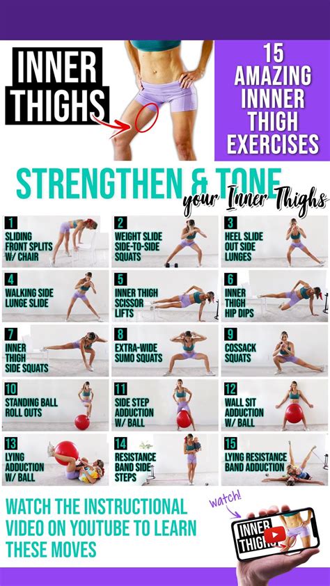 15 Amazing Inner Thigh Exercises To Tone And Define | Inner thigh ...
