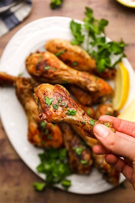 Easy Oven Baked Chicken Drumsticks Recipe - Dinner, then Dessert