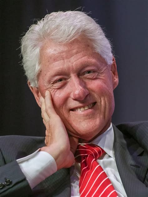 Download Bill Clinton Propping His Cheek Wallpaper | Wallpapers.com