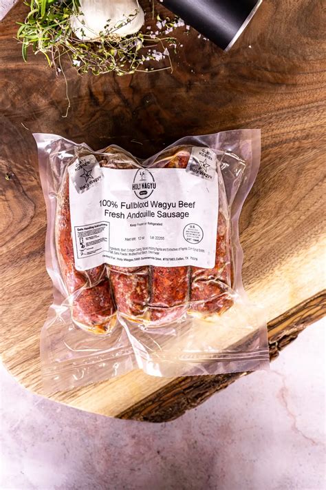 Andouille Sausages | Kosher | American Wagyu Beef - Holy Wagyu