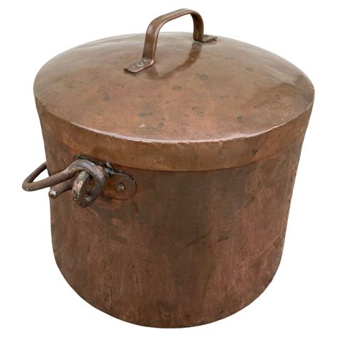 Small 19th Century Brass Preserving Pan or Cooking Pot For Sale at ...