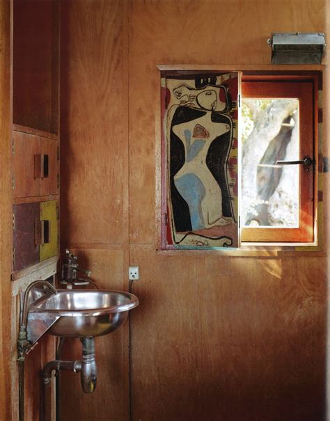 Le Corbusier's bathroom. Roquebrune-cap-martin, France (stainless and ...