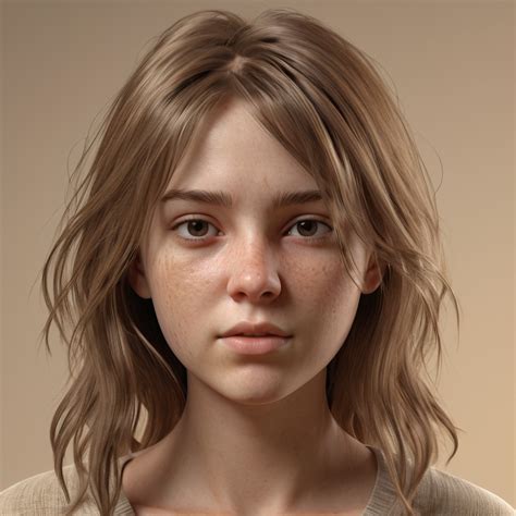 Realistic Young Woman 3D Model | Stable Diffusion Online