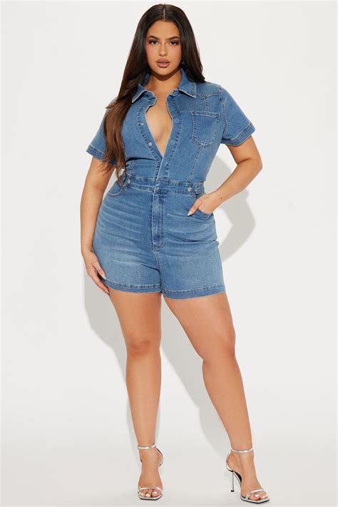 Discover Plus Size Denim Rompers | Fashion Nova