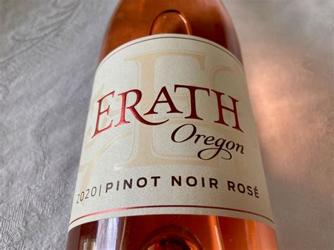 Oregon wine: 2020 Erath Winery Pinot noir rosé - Winerabble