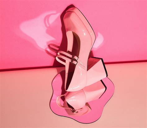OFFICE Max Out Mary Jane Platform Courts Pink Patent - Mid Heels