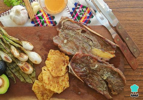 Aguja norteña asada a la parrilla - Receta paso a paso