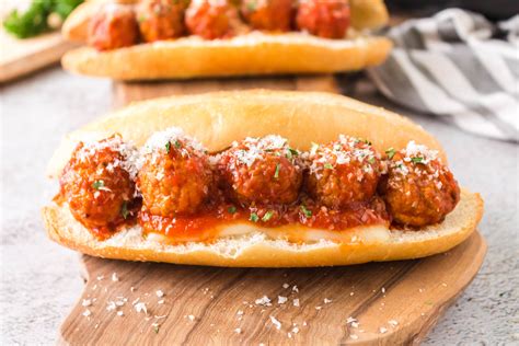 Crockpot Meatball Subs