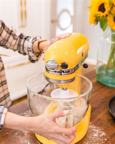 "This beautiful, bright yellow mixer gets so many compliments in our ...