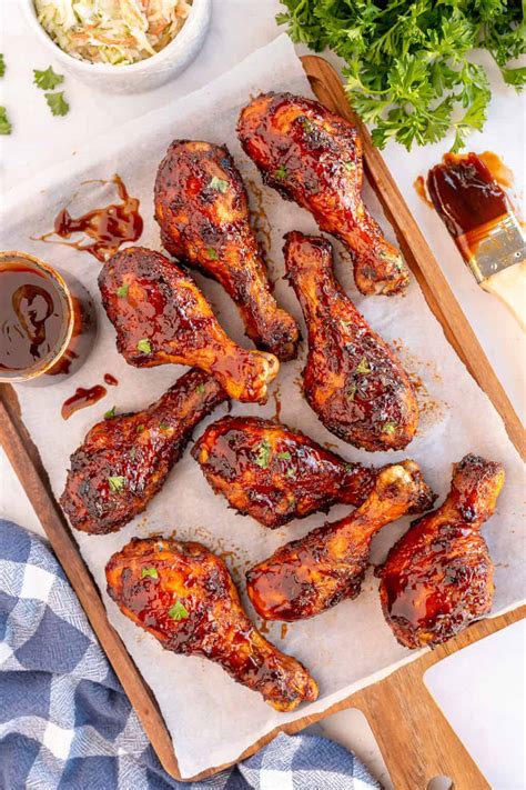 Air Fryer BBQ Chicken Drumsticks | Valerie's Kitchen
