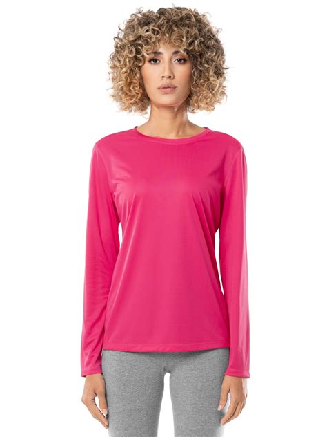 Athletic Works Women's Moisture Wicking Long Sleeve T-Shirt, XS-XXXL ...