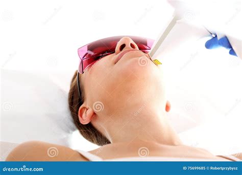 Laser hair removal face stock image. Image of dermatologist - 75699685
