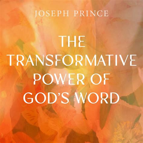 The Transformative Power of God's Word | Official Joseph Prince Sermon Notes | JosephPrince.com