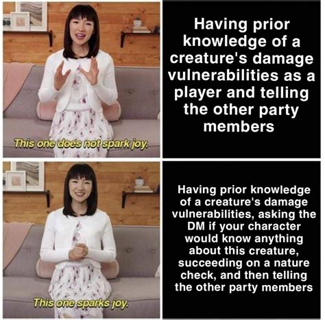 It's not metagaming if you fit it into the roleplaying. : r/dndmemes