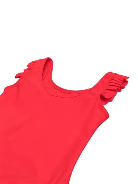 Palm Angels One piece beachwear logo - Red | PGFA001S22FAB0022501