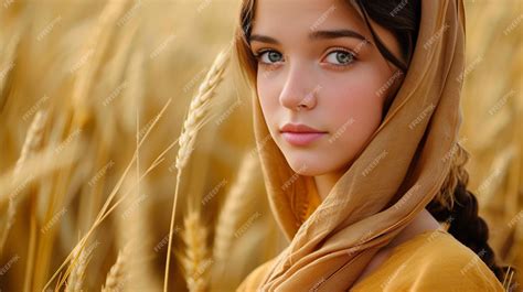 Ruth Wearing Humble Clothing Bible Character Portrait Shot Ruth humble ...