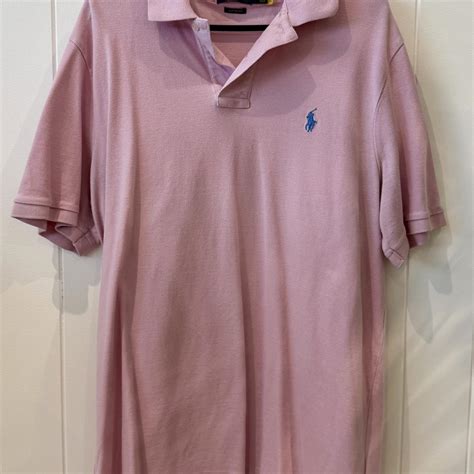 Great condition, pink, classic fit Ralph Lauren Polo... - Depop
