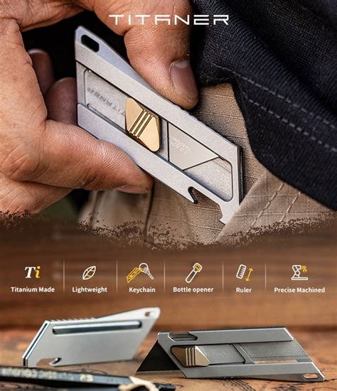 Titaner Retractable Mini Titanium EDC Utility Knife