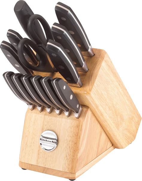 Amazon.com: KitchenAid 14-Piece Knife Set with Steak Knife Block: Home ...