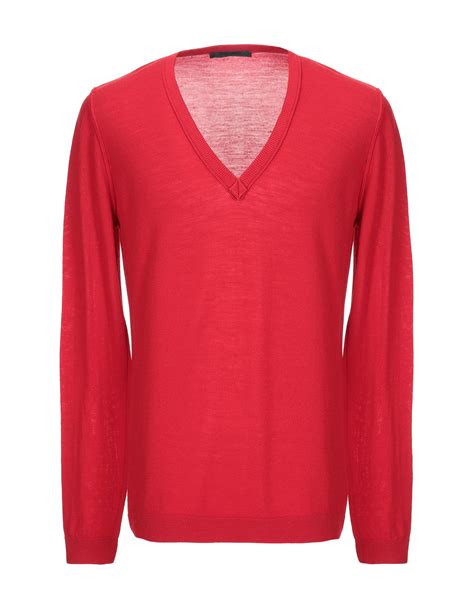 Les Hommes Sweater In Red | ModeSens | Sweaters, Designer clothes for ...