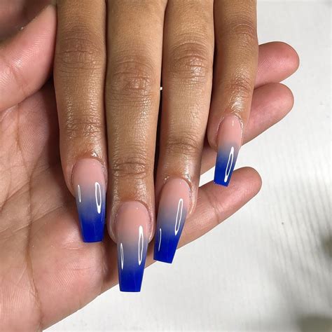 NailsbyJohenly on Instagram: "Royal blue ombré • • • • #nailsbyjohenly ...
