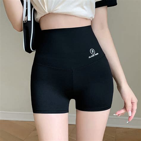Zruodwans Girl's Women's High Waist Spandex Active Dance Shorts Yoga ...