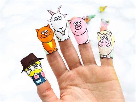 Printable Finger Puppets