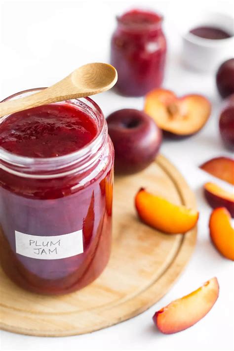Easy plum jam recipe gluten free vegan pectin free – Artofit