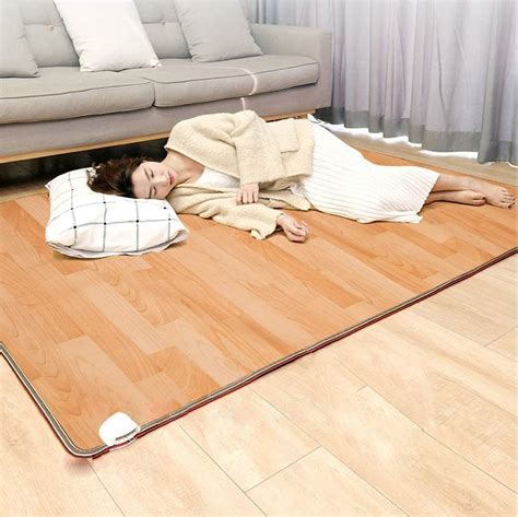 Amazon.de: ZingBunny Hot Carpet Heated Floor Mat - Home Movable Winter ...