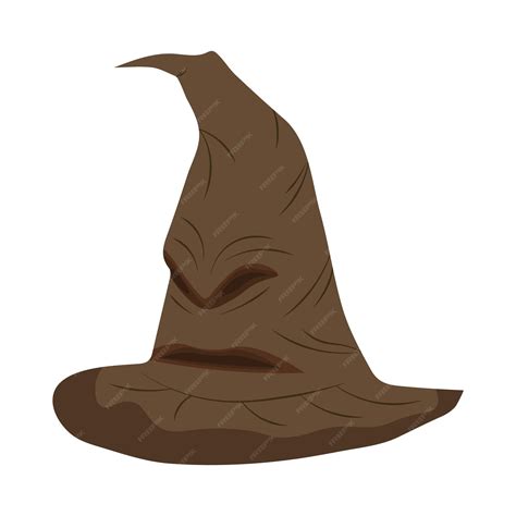 Premium Vector | Vector talking wizard hat from Harry Potter movie
