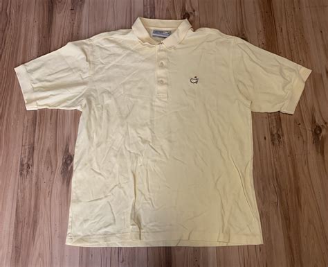 AUGUSTA NATIONAL Golf Shop MASTERS Polo 60s Two Ply M… - Gem