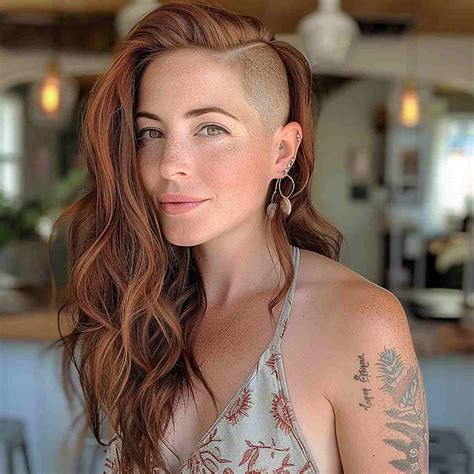 16 Edgy Long Hair with Shaved Sides & Back Undercuts for Women