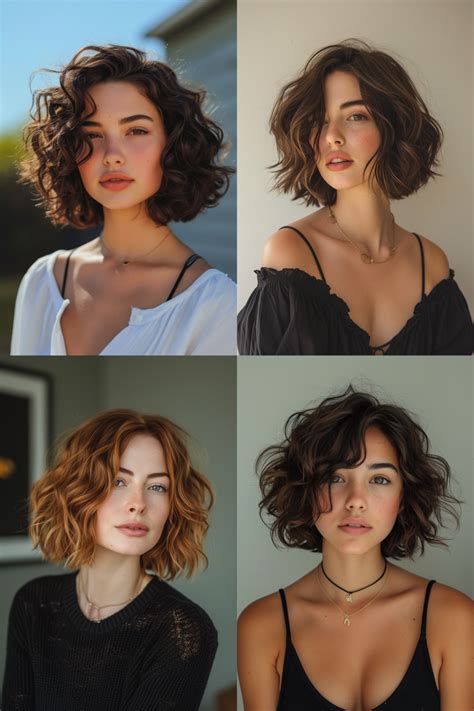 11 Short Wavy Bob Haircuts Trending in 2024 | Short wavy hair, Short ...
